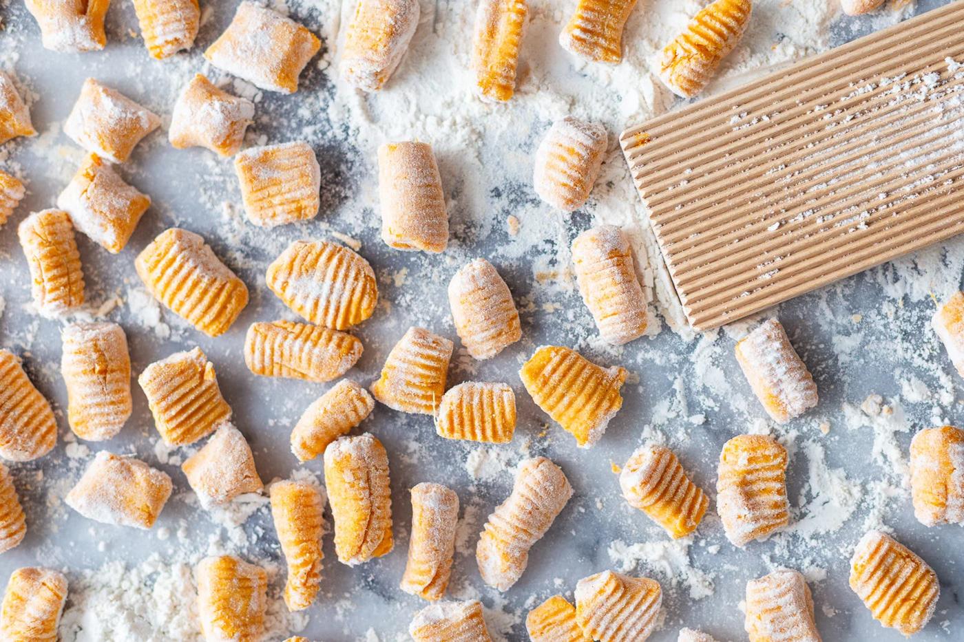 From-scratch Sweet Potato Gnocchi (3 Ingredients) on the Stove