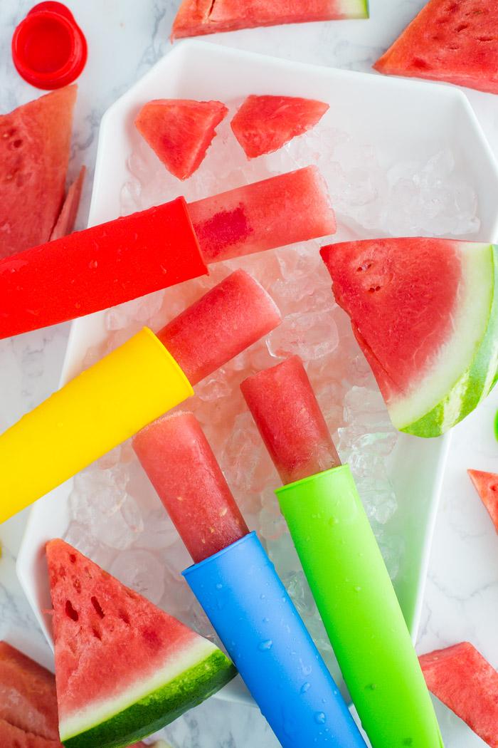 3 Ingredient Watermelon Popsicles from the Pantry