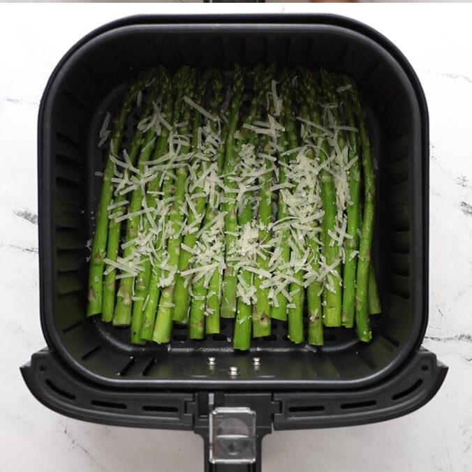 cooking asparagus in the air fryer