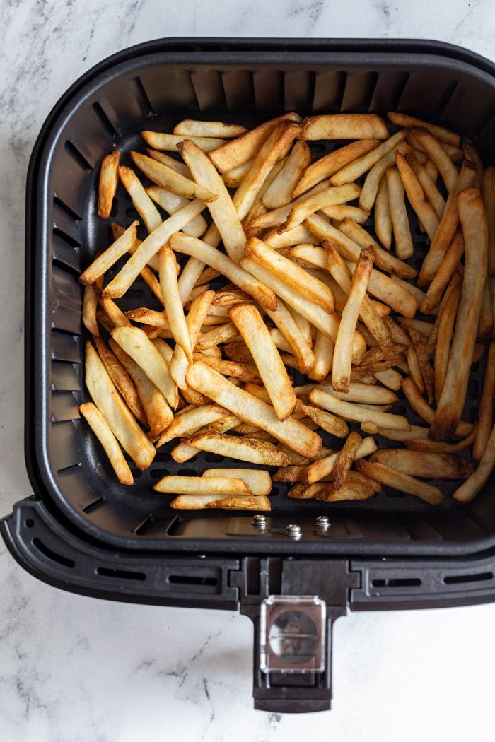Air Fryer Frozen French Fries on the Stove