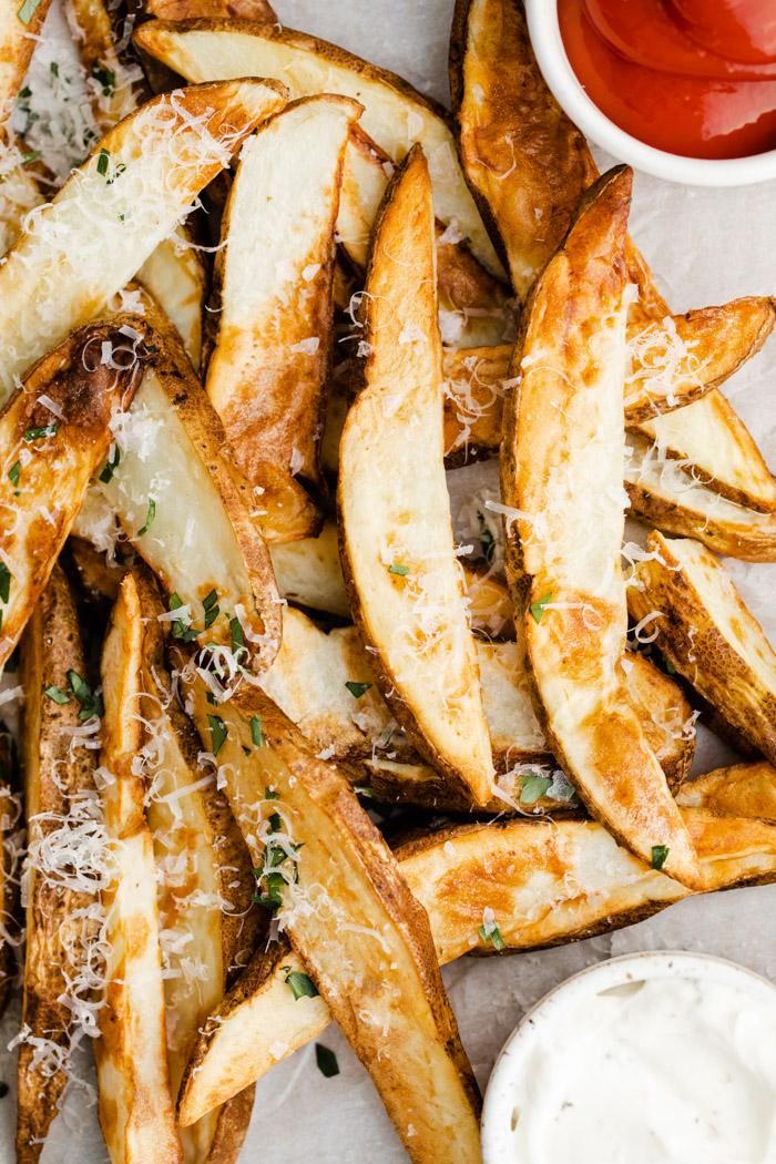 Air Fryer Potato Wedges on the Stove