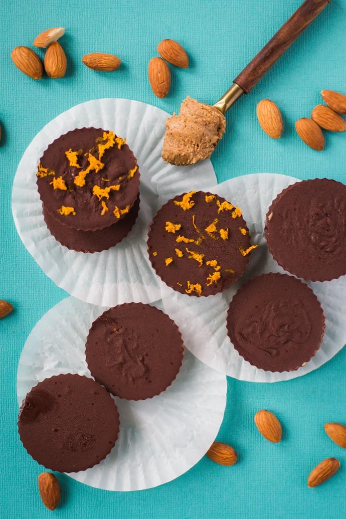 Almond Butter Cups from the Pantry