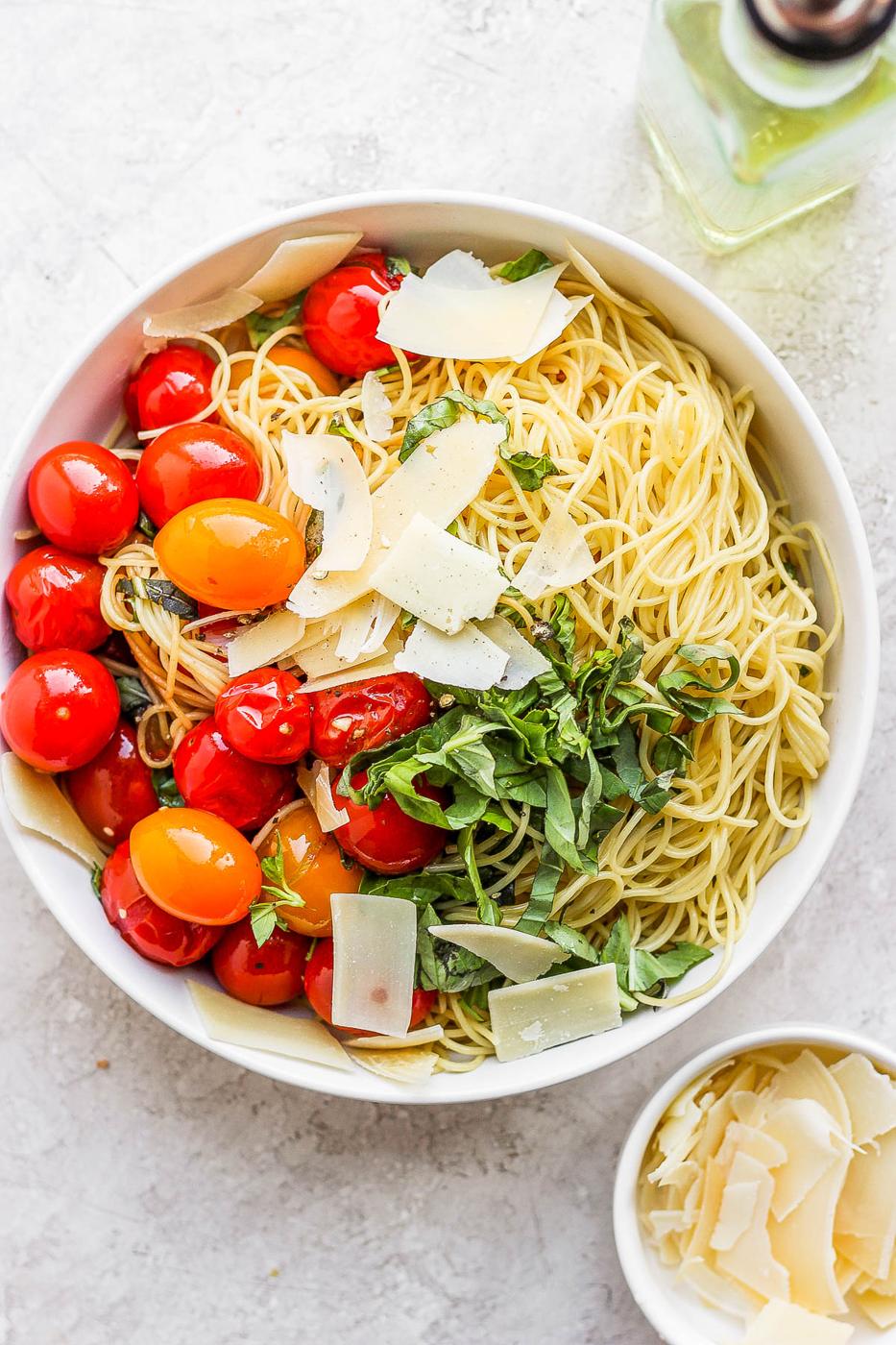 Angel Hair Pasta plus Garlic Sauce