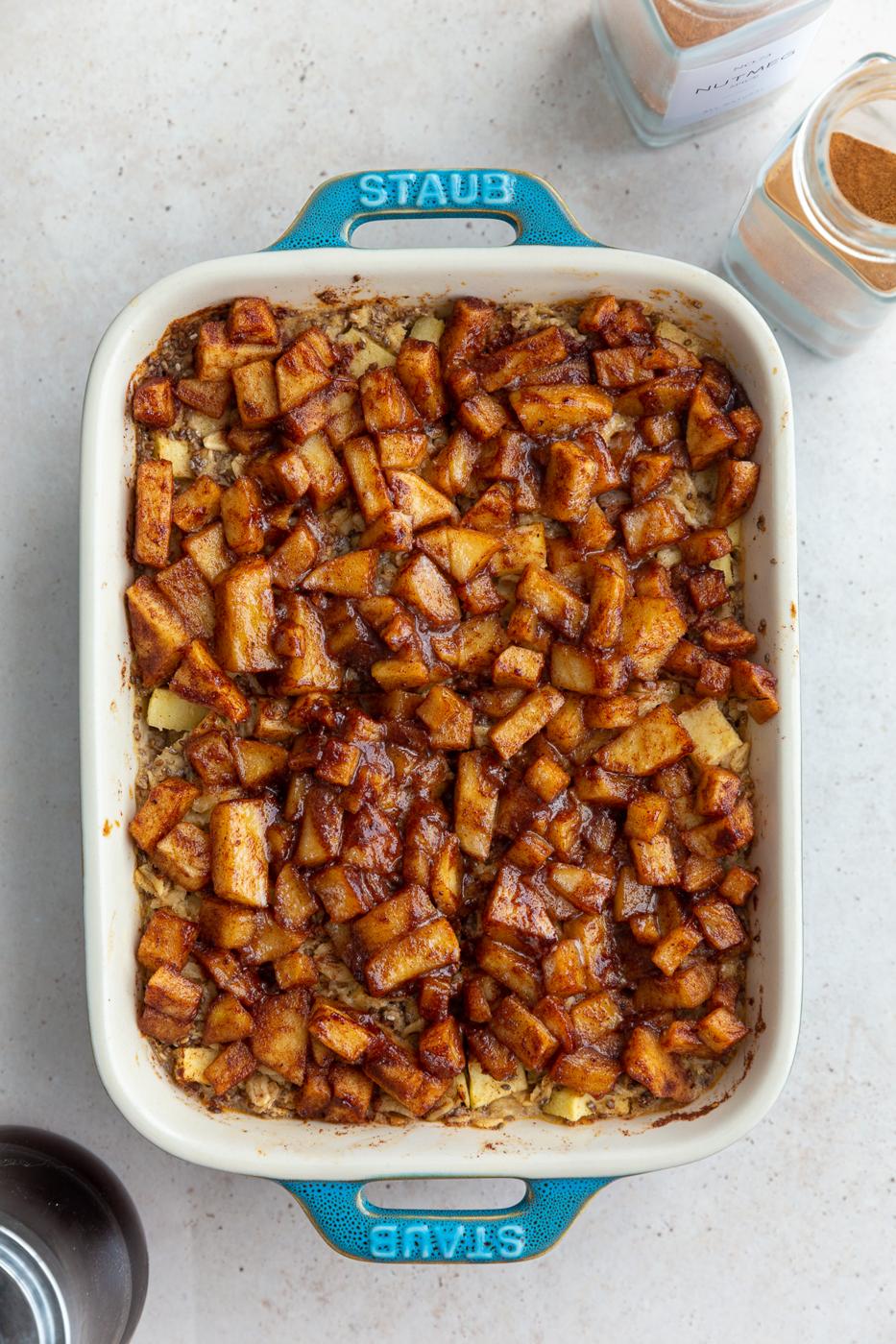 Apple Baked Oatmeal on the Stove