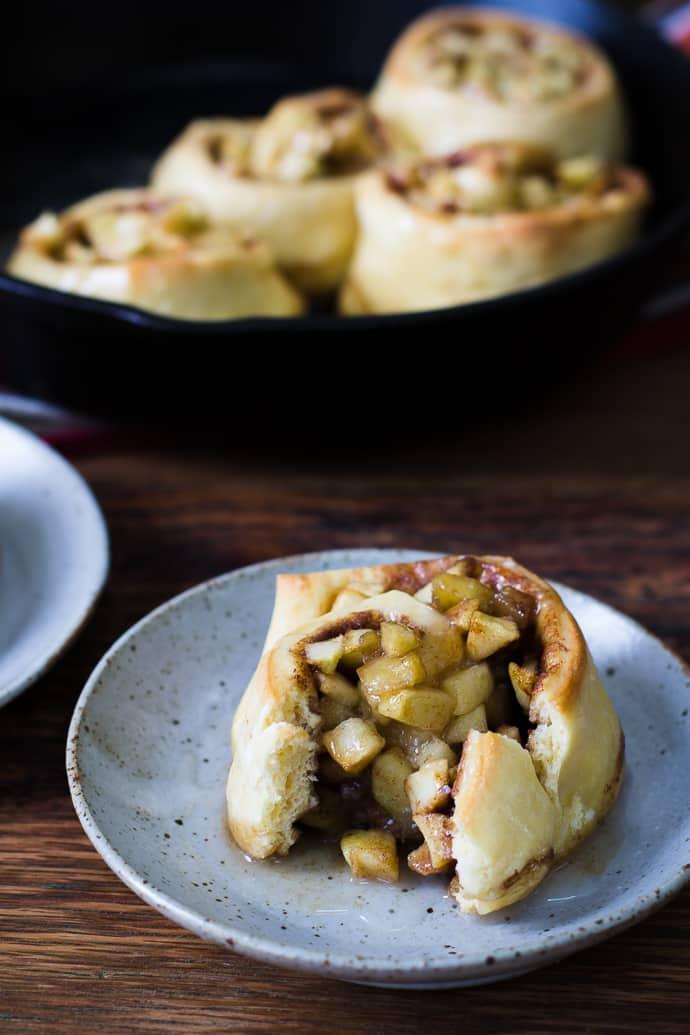 Apple Pie Cinnamon Rolls for the Table