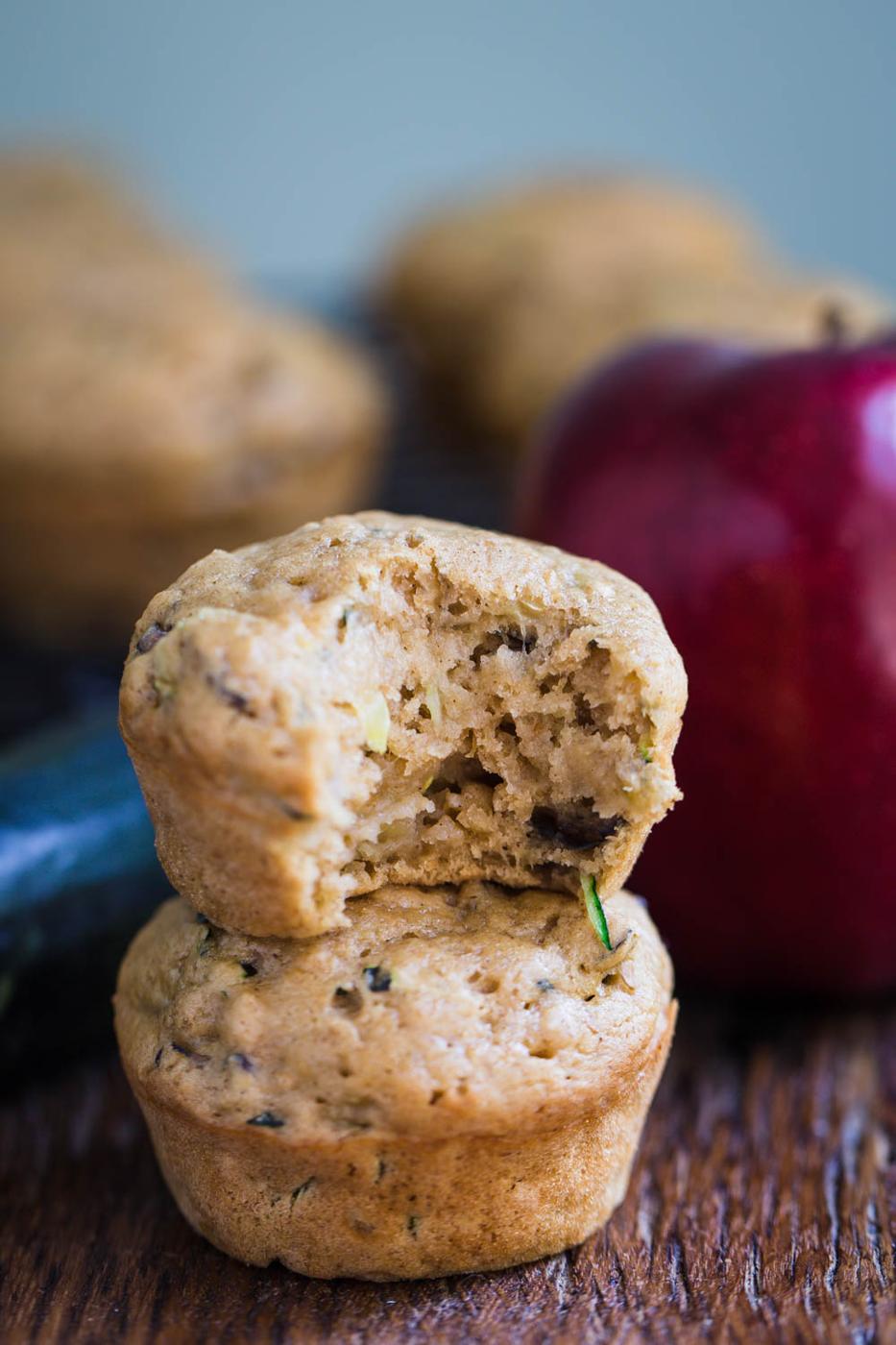 Apple Zucchini Muffins for the Table
