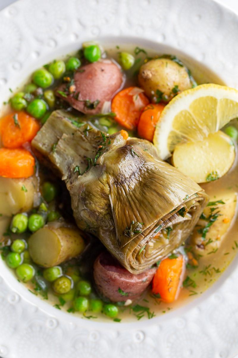 Artichokes Constantinople for the Table