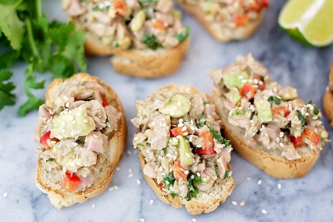 Asian Infused Tuna from the Pantry