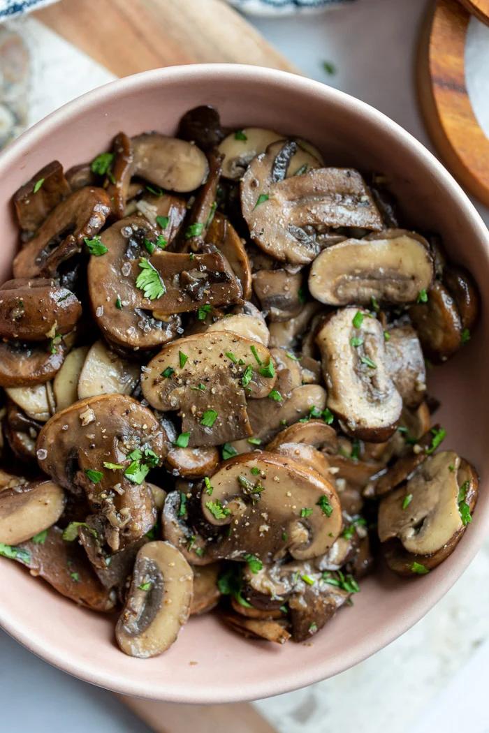 Sautéed Baby Bella Mushrooms at Home