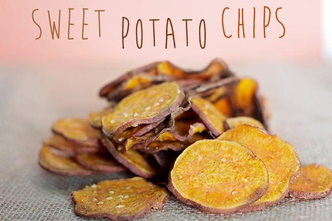 Baked Sweet Potato Chips at Home