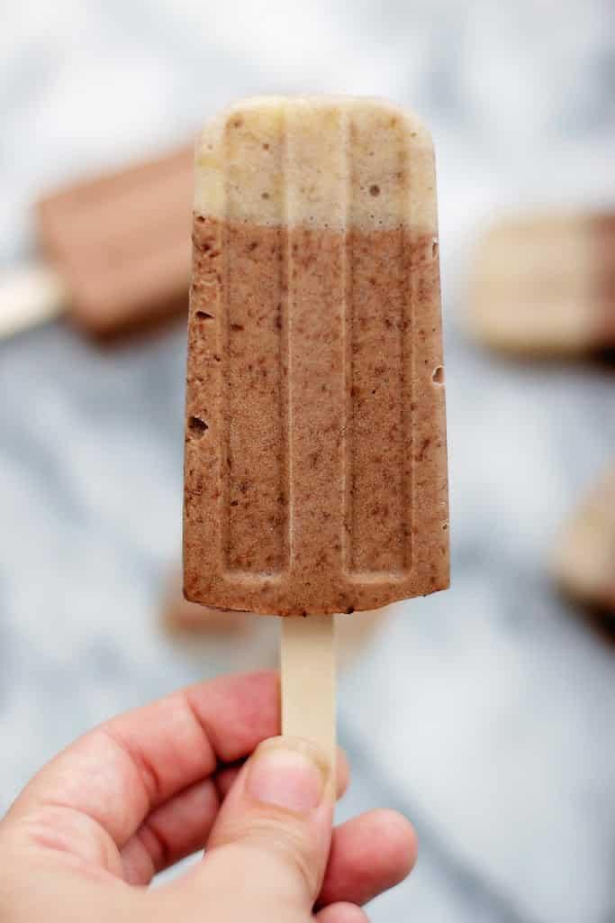 Banana Nutella Popsicles on the Stove