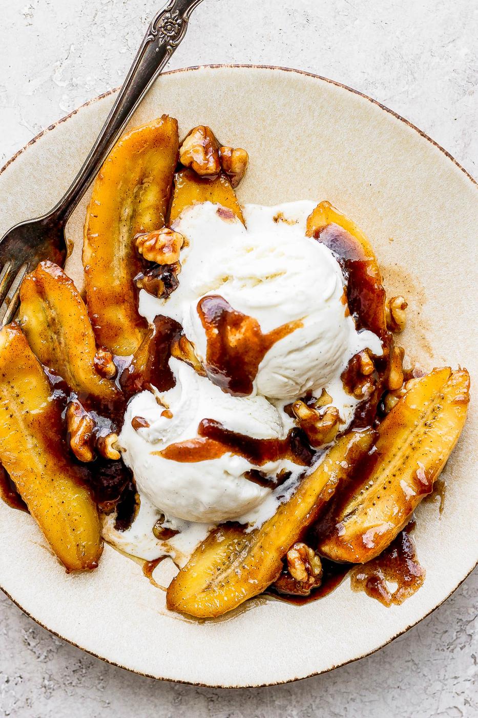 Old-school Bananas Foster for the Table