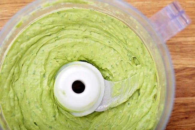 Avocado Pesto Pasta from the Pantry