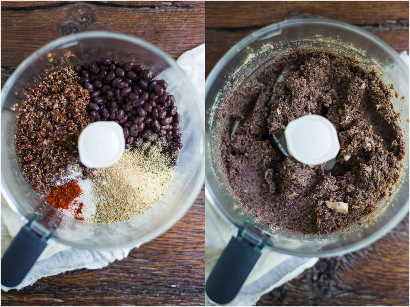 Black Bean & Quinoa Burgers- VEGAN veggie burgers that are unfussy to make, hold together well, and are SO good:)