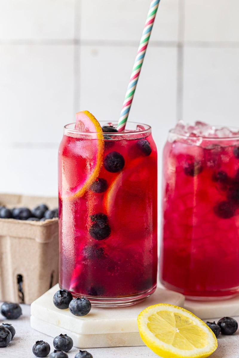 Blueberry Lemonade for the Table