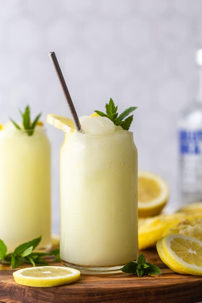 Boozy Frozen Lemonade for the Table