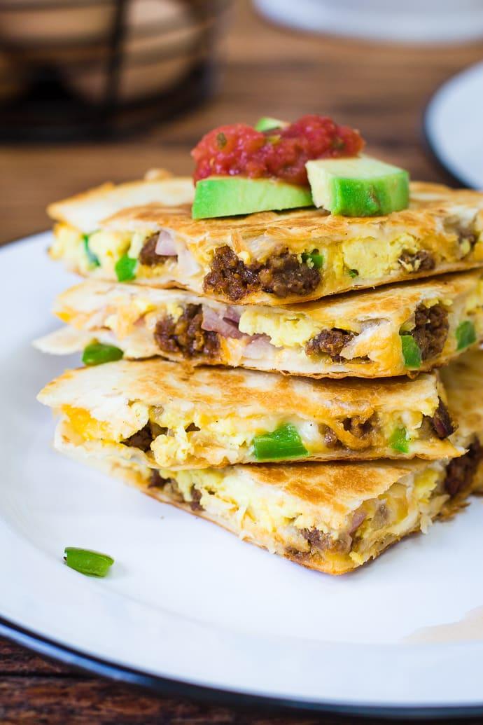 Breakfast Quesadillas at Home