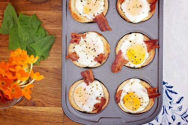 Breakfast Toast Cups for the Table
