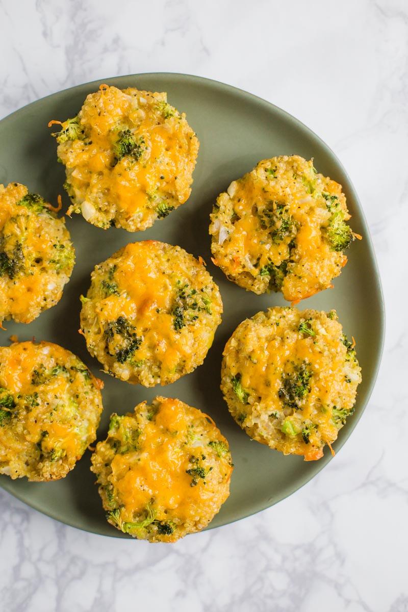 Broccoli & Cheese Quinoa Bites from the Pantry