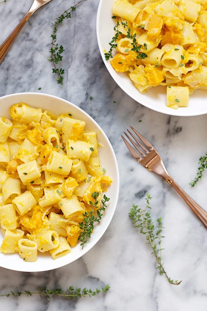 Butternut Squash Rigatoni plus Goat Cheese