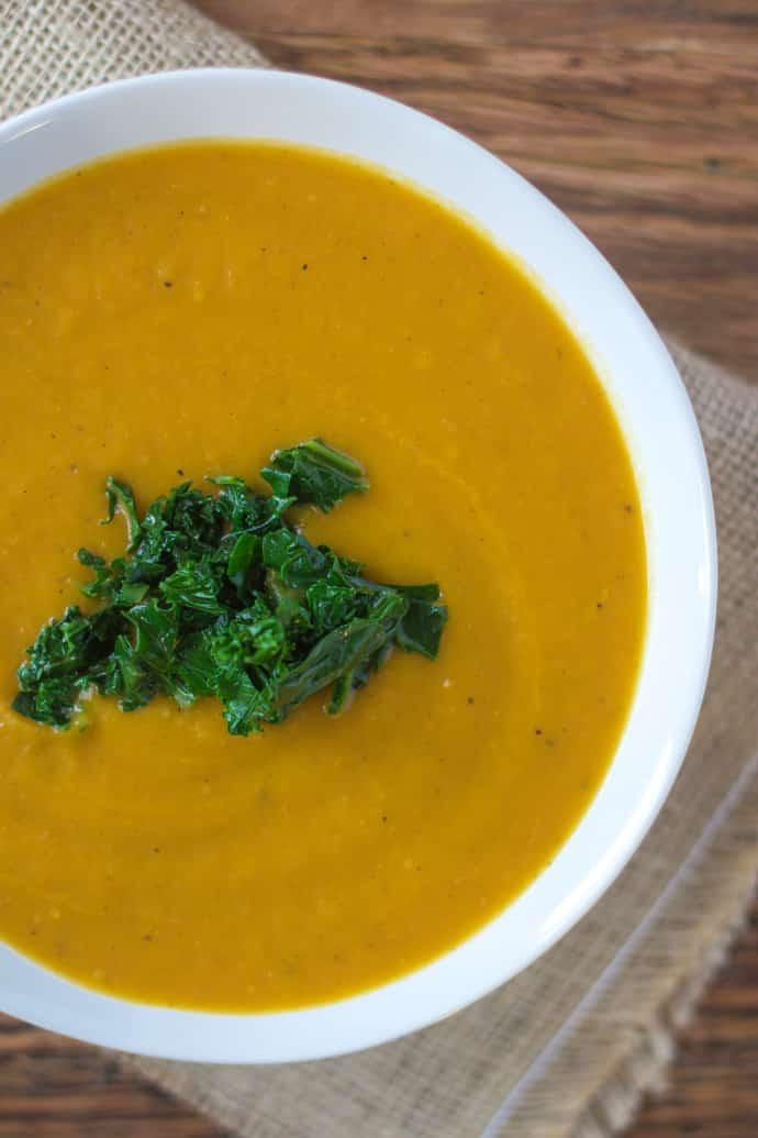 Vegan Butternut Squash Soup from the Pantry
