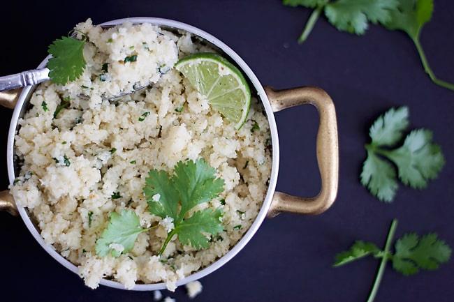 Cauliflower Cilantro Rice from the Pantry