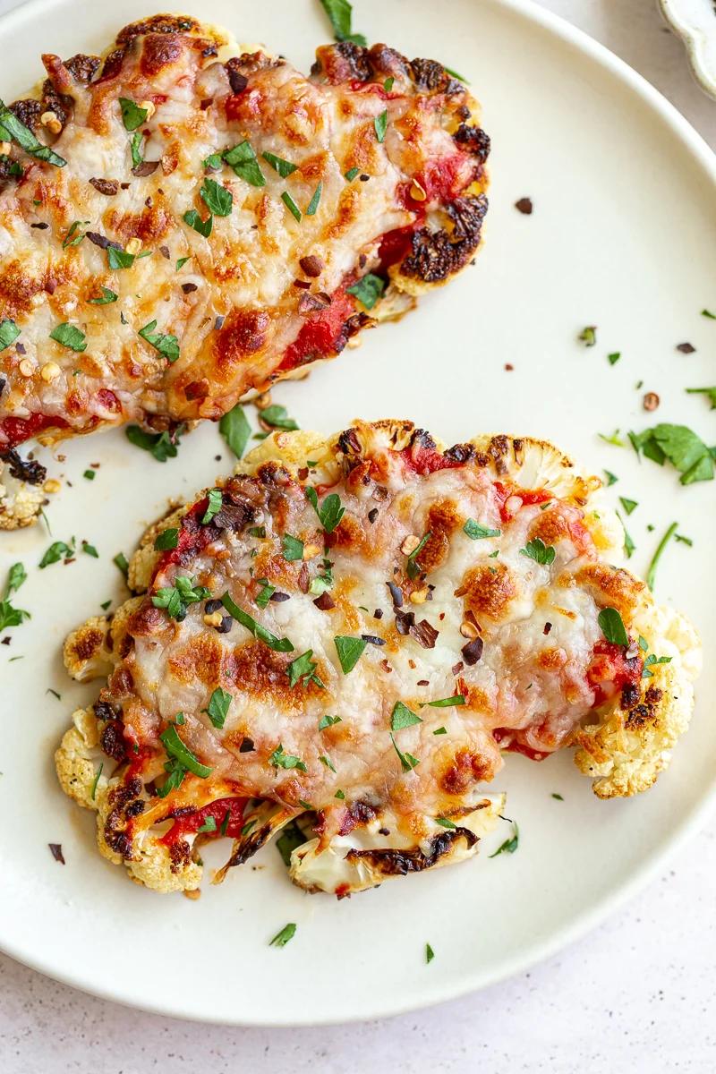 Cauliflower Parmesan on the Stove