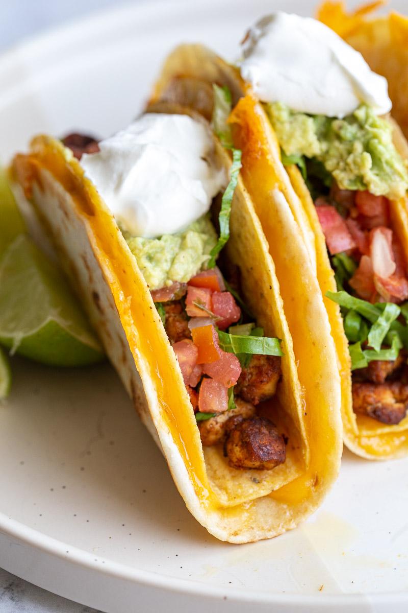 Cheesy Double Stacked Tacos for the Table