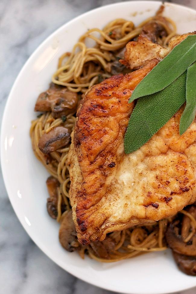 Chicken Marsala for the Table