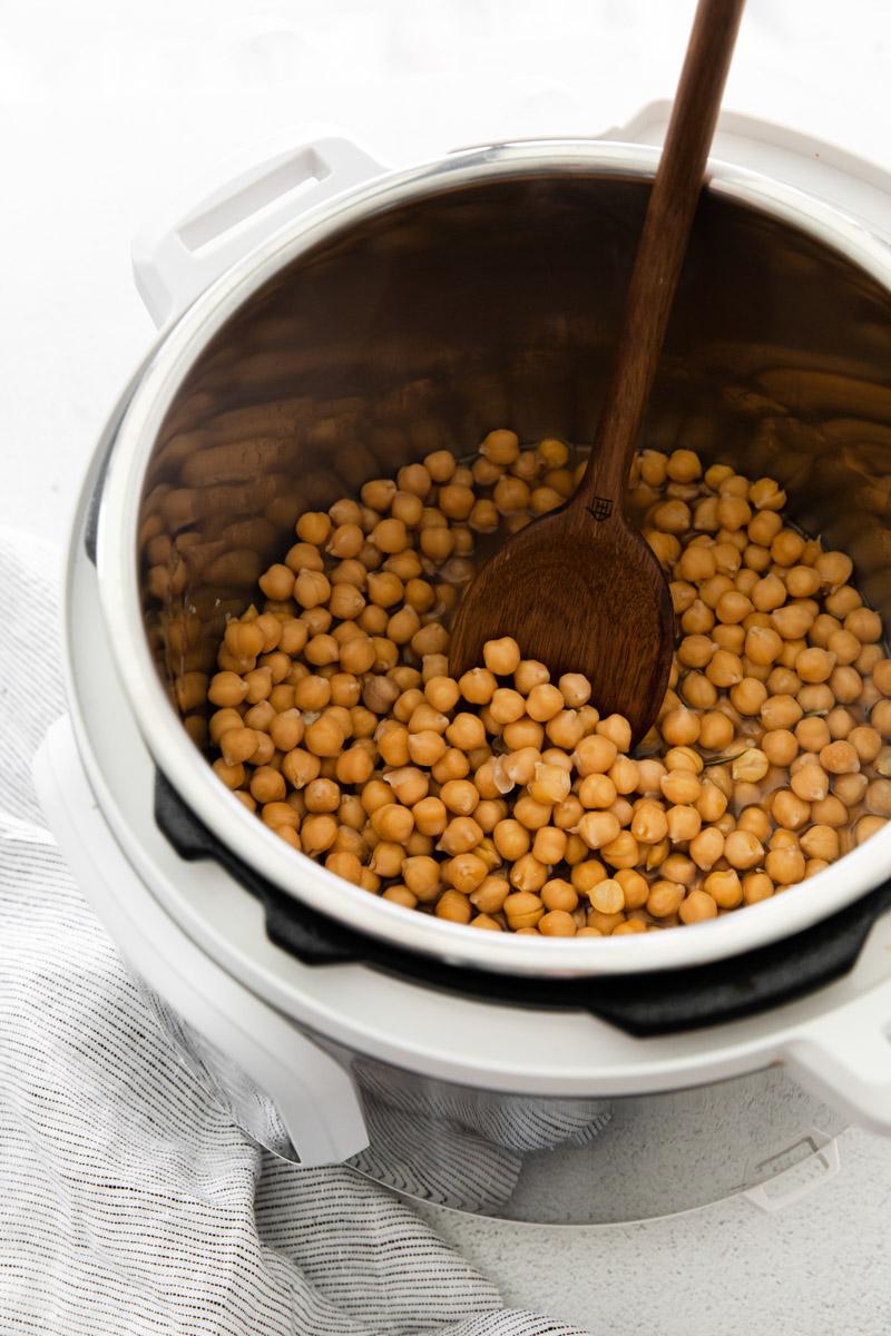 cooking chickpeas in an Instant Pot
