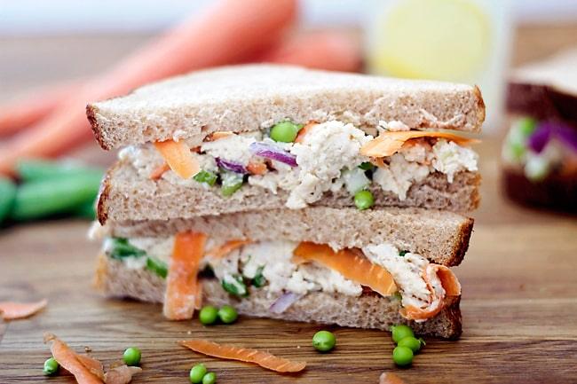 Chock Full of Veggies Chicken Salad from the Pantry