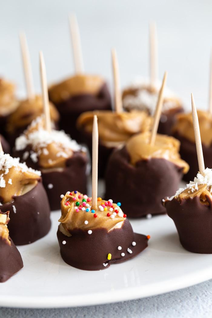 peanut butter banana bites