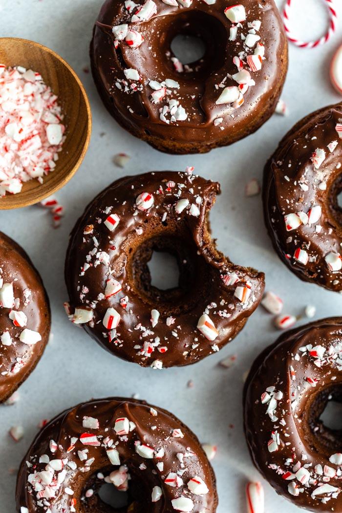 Chocolate Peppermint Donuts from the Pantry