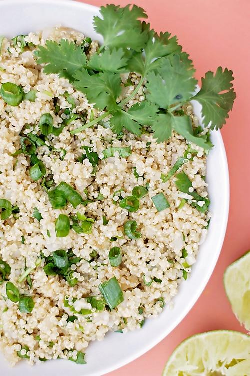Cilantro Lime Quinoa on the Stove
