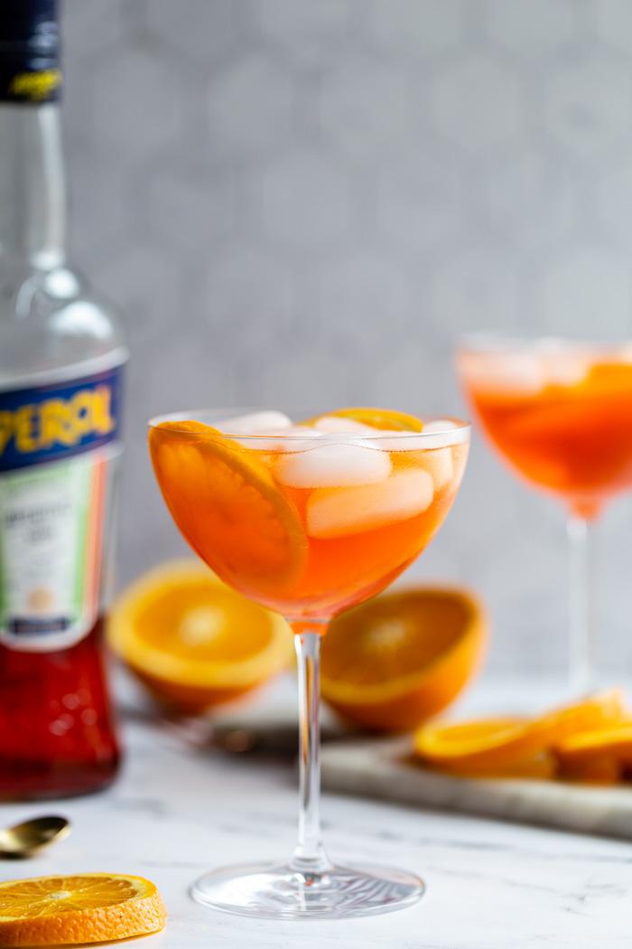 Familiar Aperol Spritz for the Table