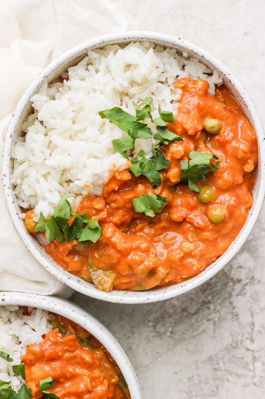 Straightforward Coconut Curry from the Pantry