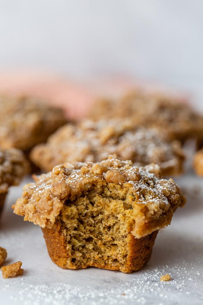 Coffee Cake Banana Muffins on the Stove