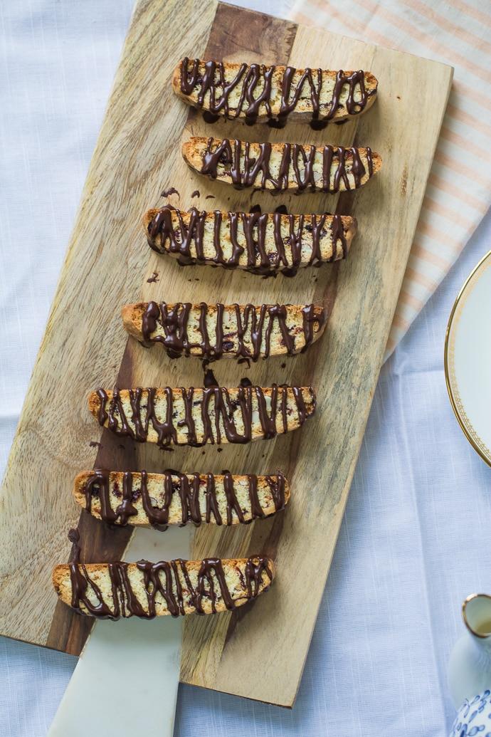 Cranberry Almond Biscotti & the Great British Bake Off Week 2 for the Table