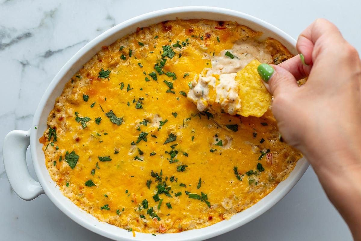 Cream Cheese Corn Dip (Hot or Cold!) at Home