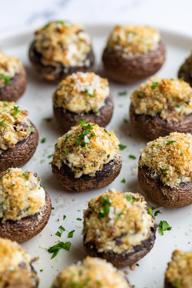 Cream Cheese Stuffed Mushrooms from the Pantry