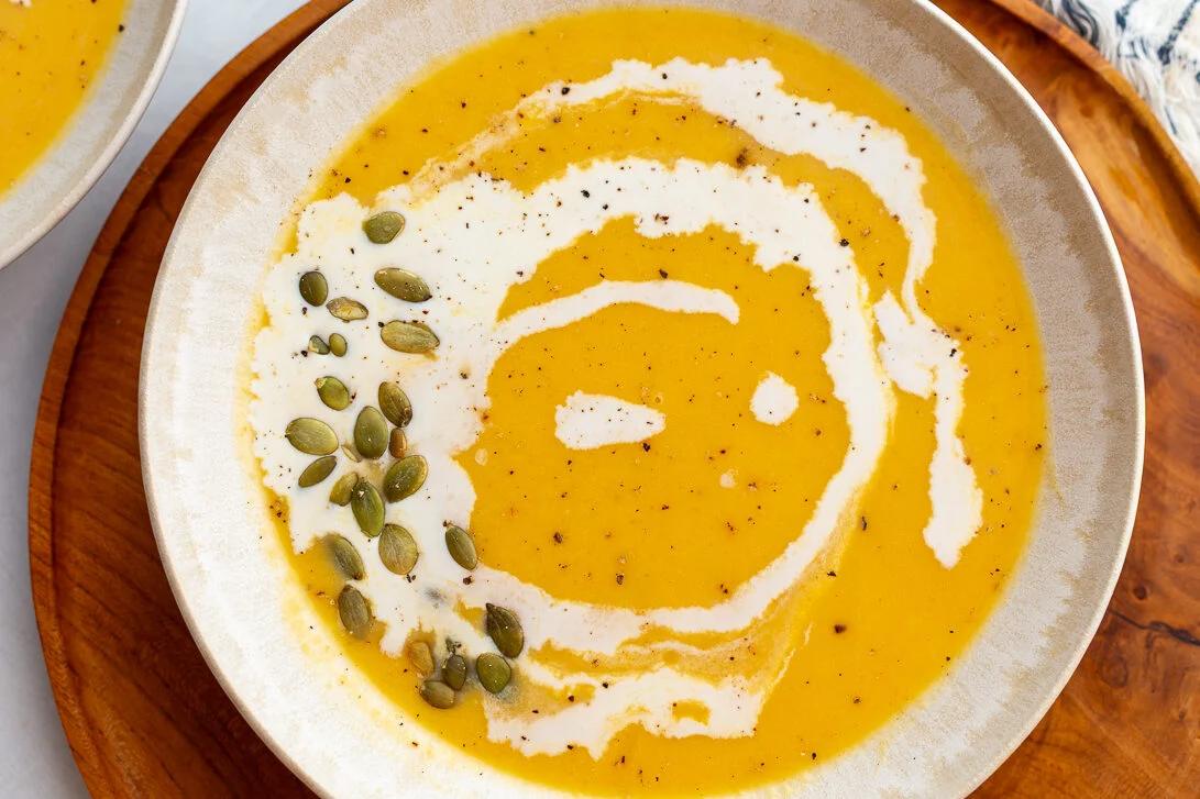 Roasted Butternut Squash Soup, Creamy