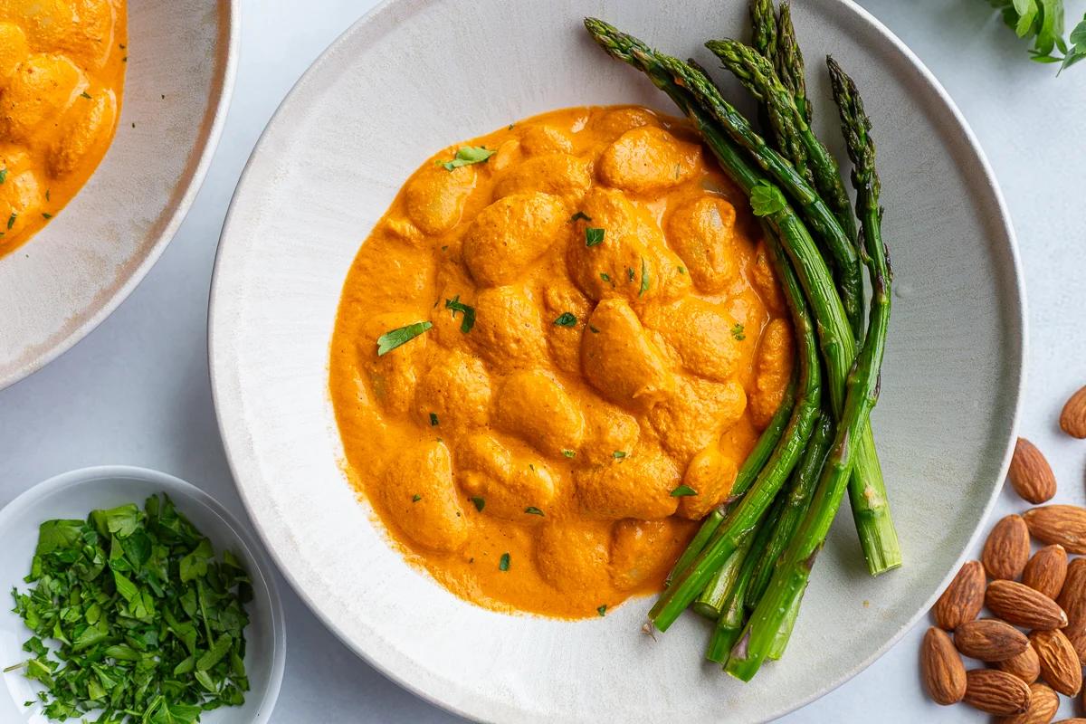 Romesco Butterbeans, Creamy
