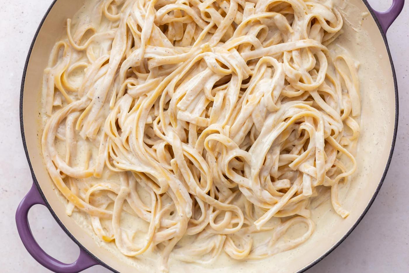 Vegan Alfredo (Tofu Pasta Sauce), Creamy