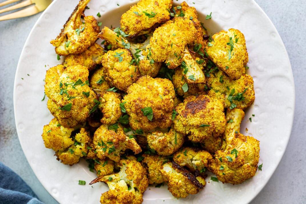 Roasted Curried Cauliflower at Home
