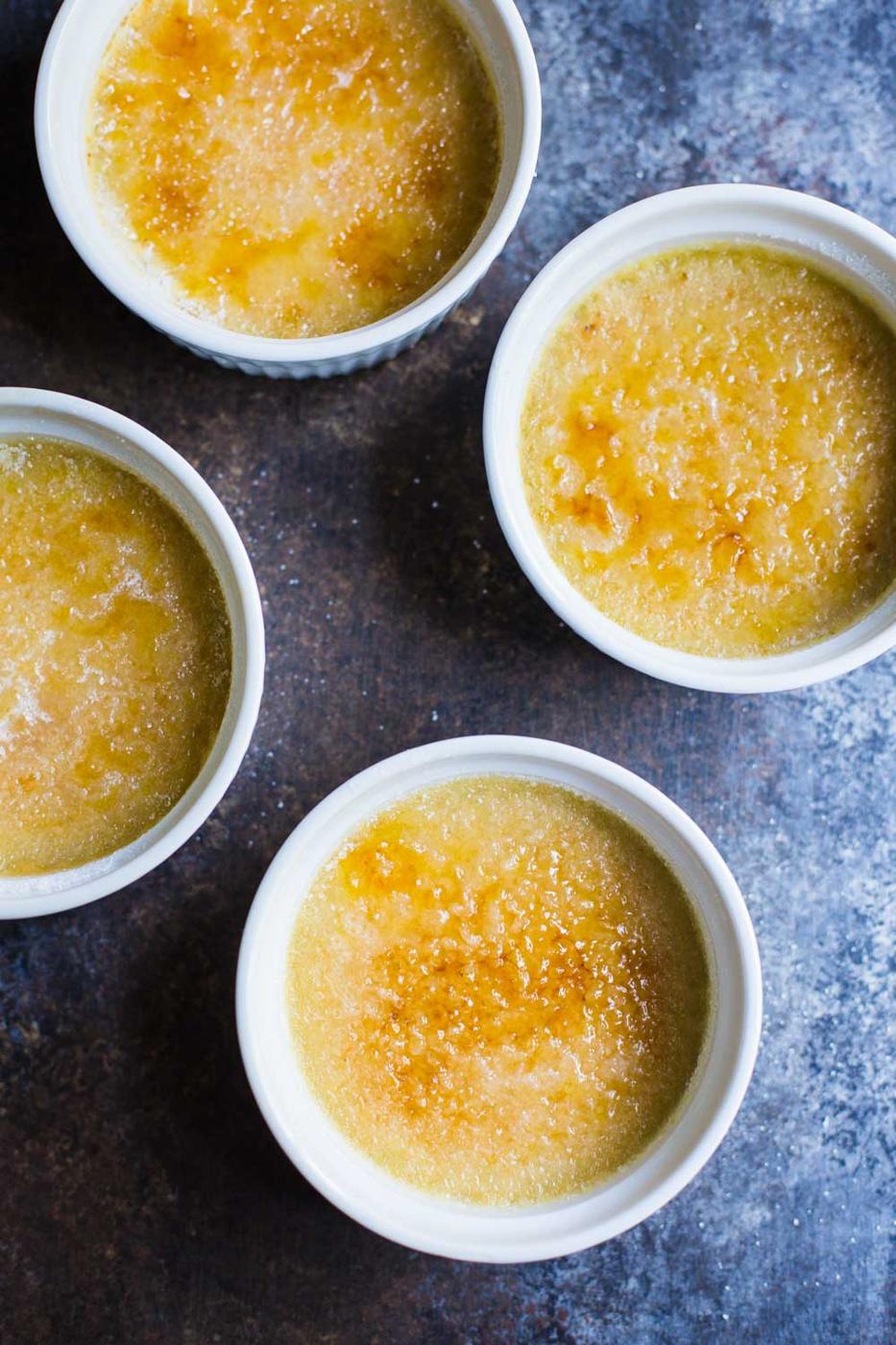 Dairy Free Creme Brulee on the Stove