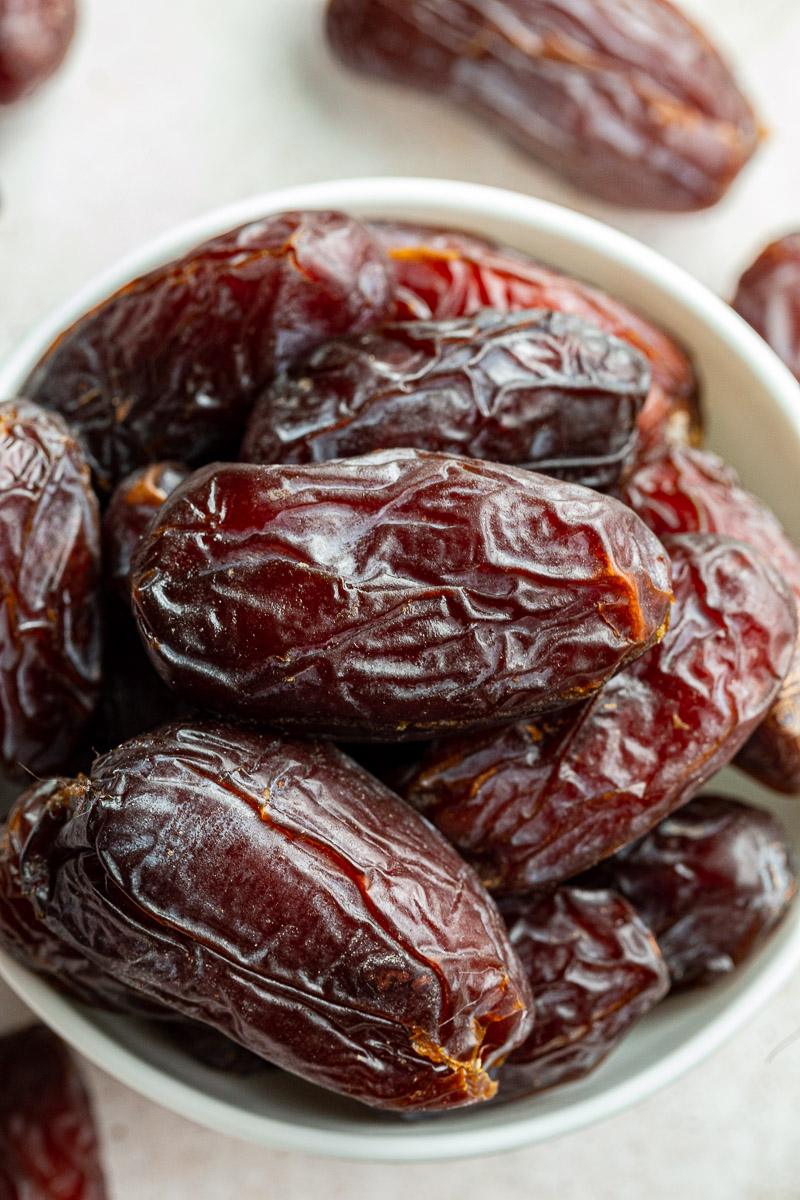 bowl of medjool dates