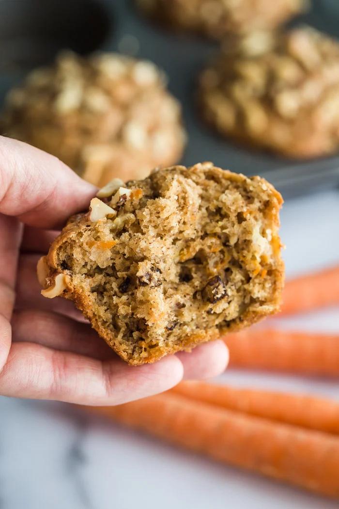 Carrot Cake Muffins, Healthy