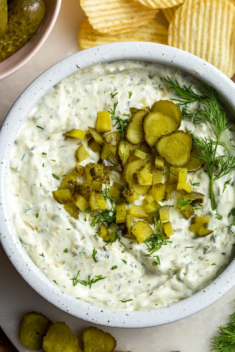 Dill Pickles Dip on the Stove