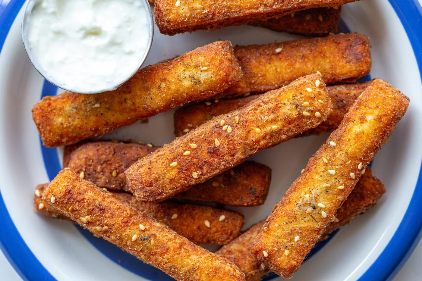 Unfussy Crispy Halloumi Fries for the Table