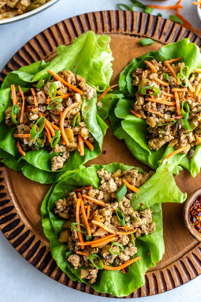Tofu Lettuce Wraps on the Stove
